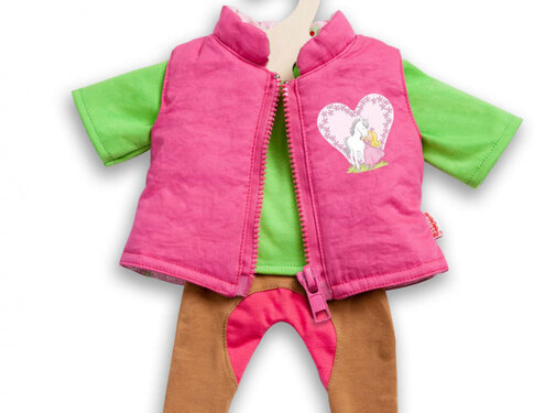 Heless Poppenkleding Ruiteroutfit 3-delig size 28-35cm