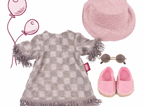 Götz Poppenkleding Combi "Beach in Style" Staanpoppen 45-50 cm set 5-pcs