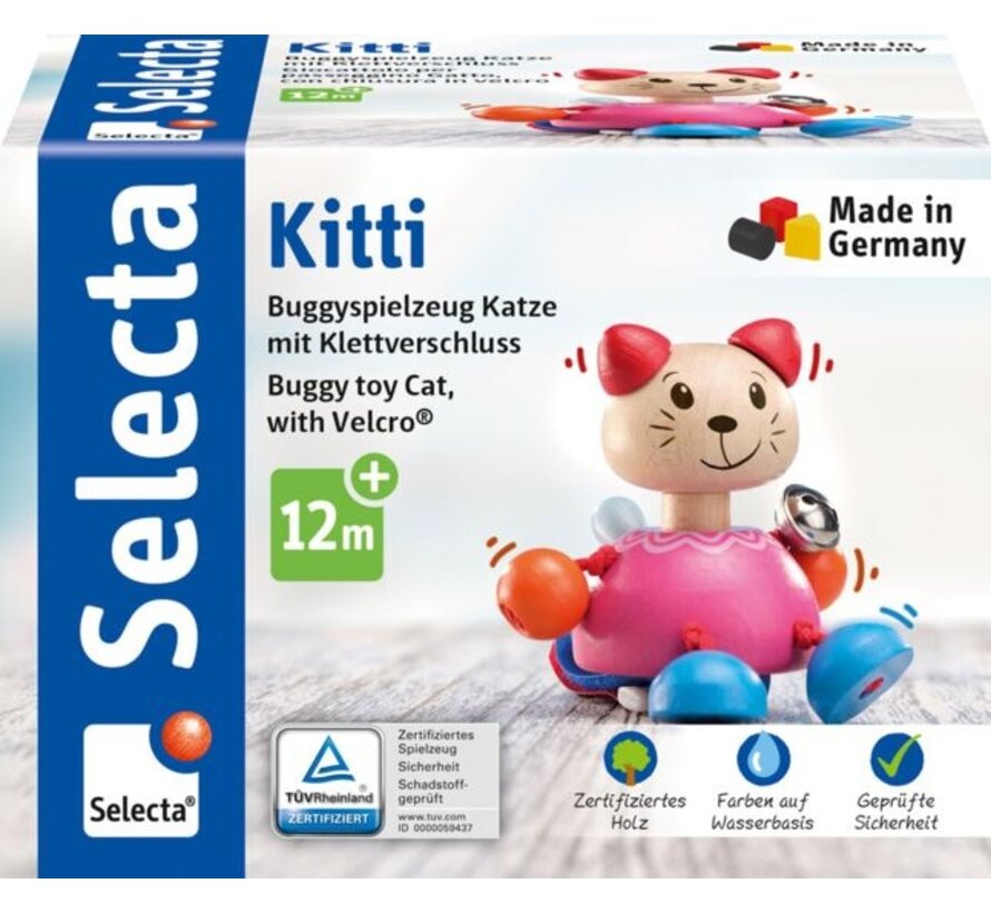 Buggy Toy Cat with Velcro