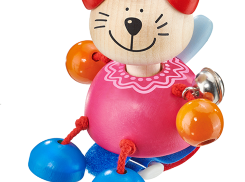 Selecta Buggy Toy Cat with Velcro