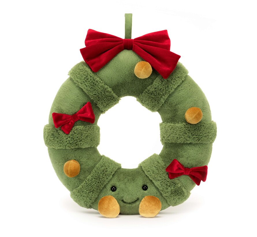 Knuffel Amuseables Decorated Christmas Wreath