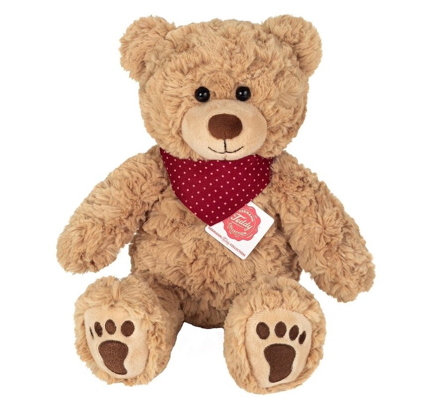 Soft Toy Teddy Curtis with shawl 30cm