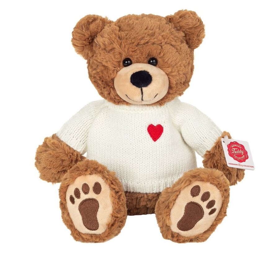 Soft Toy Teddy Percy with Sweater 30cm