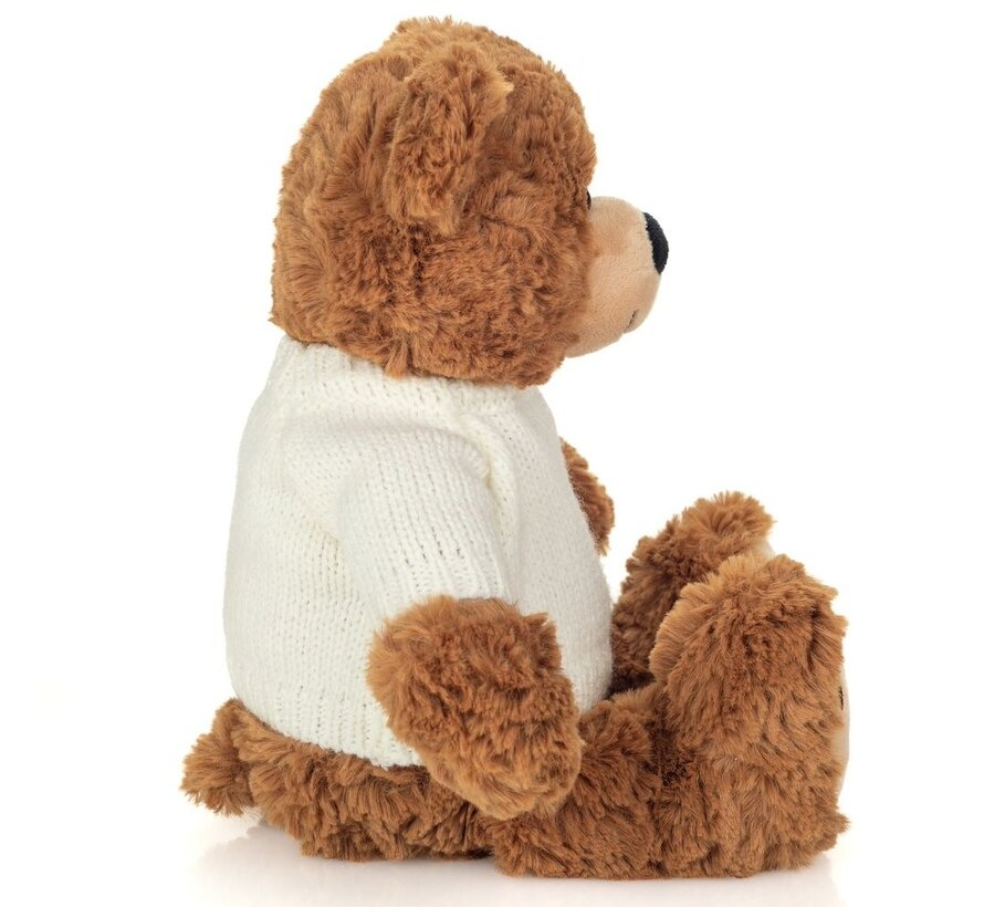 Soft Toy Teddy Percy with Sweater 30cm