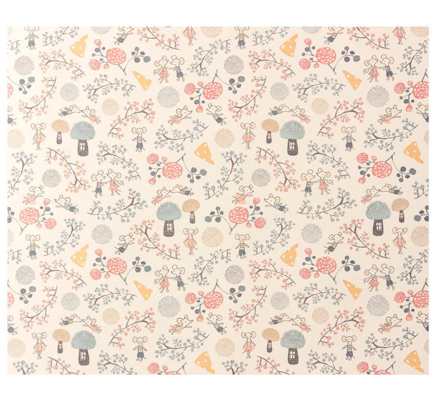 Cadeaupapier Mice Party per Meter