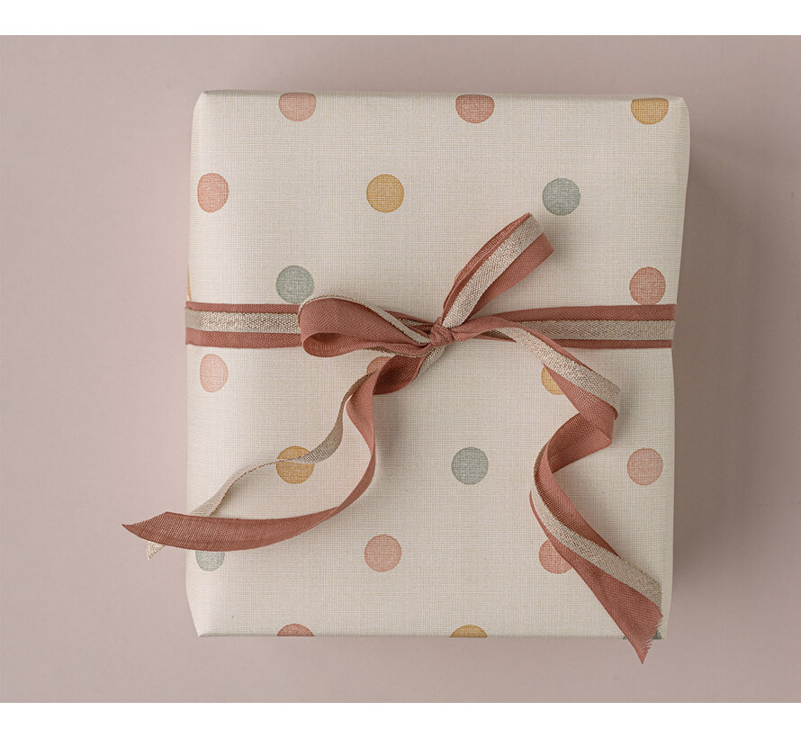 Cadeaupapier Multi Dots per 4 Meter