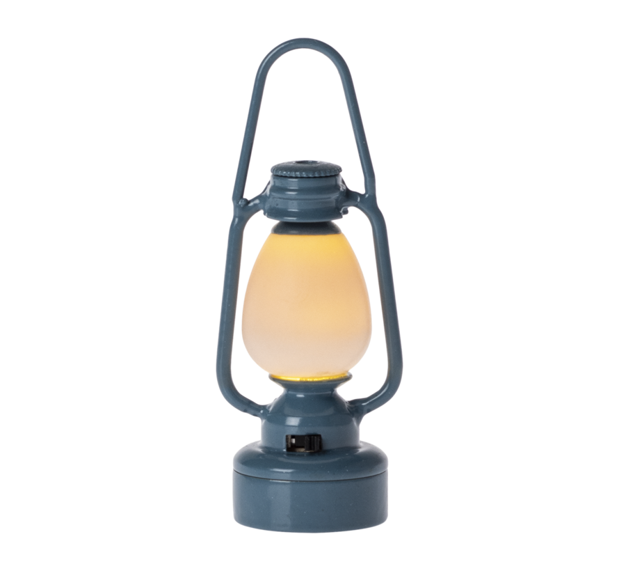 Vintage Lantern Mouse Blue