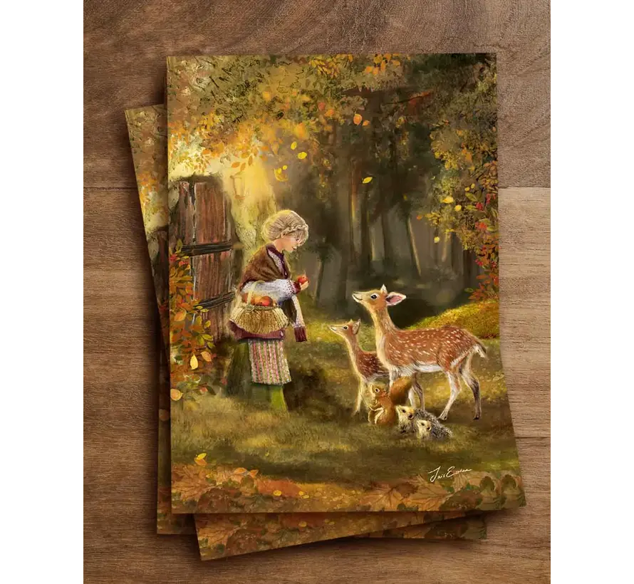 Deer Delights postcard