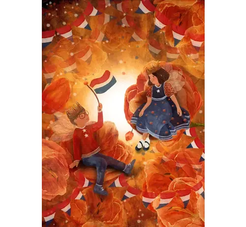 Bijdehansje Card Royal Tulip