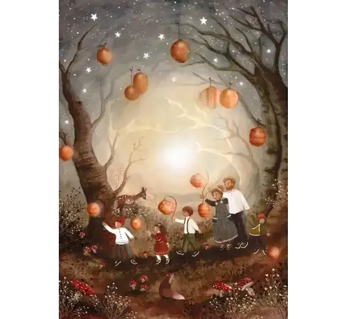 Postkaart Lantern Walk