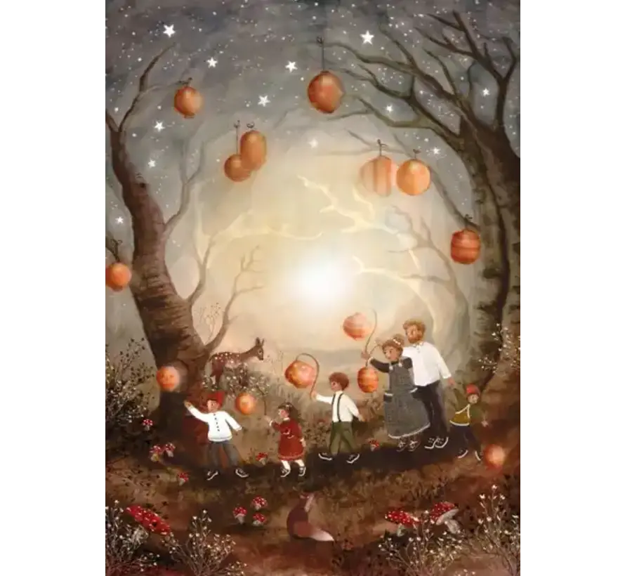 Postkaart Lantern Walk