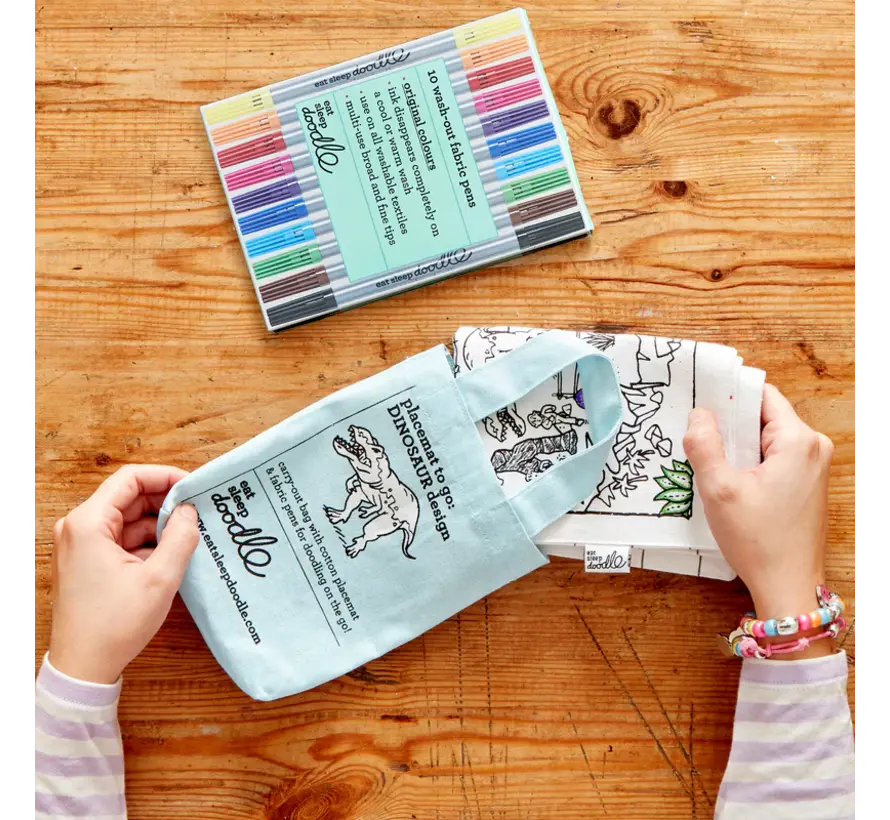 Placemat to go Dino