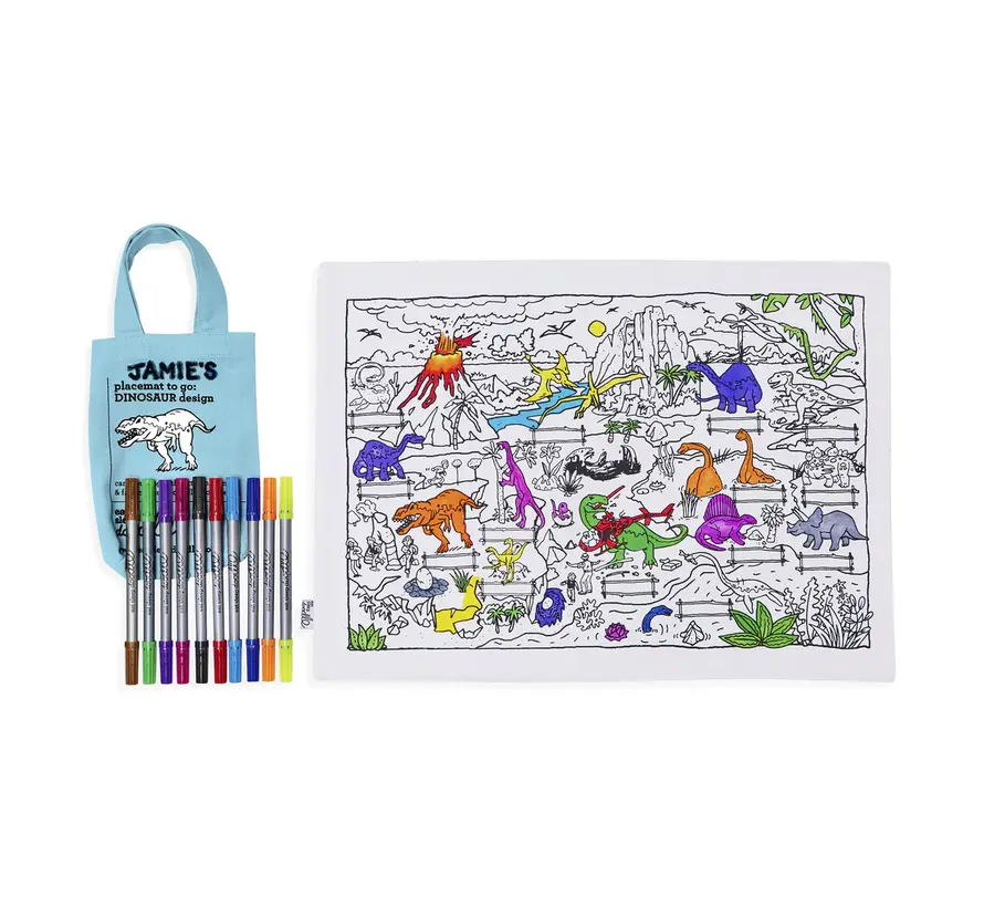 Placemat to go Dino