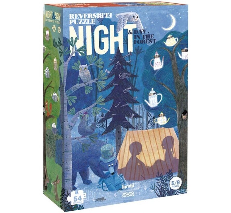 Puzzel Night&Day in the Forest 54 pcs