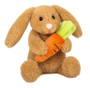 Hermann Teddy Cuddly Rabbit Lilly with Carrot 23 cm