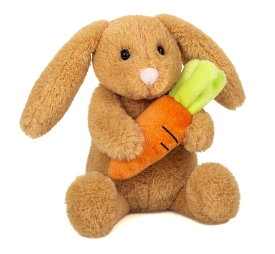 Cuddly Rabbit Lilly with Carrot 23 cm