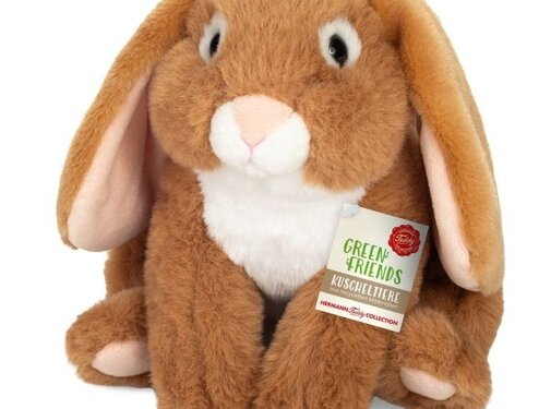 Hermann Teddy Cuddly Bunny Nougat 19 cm