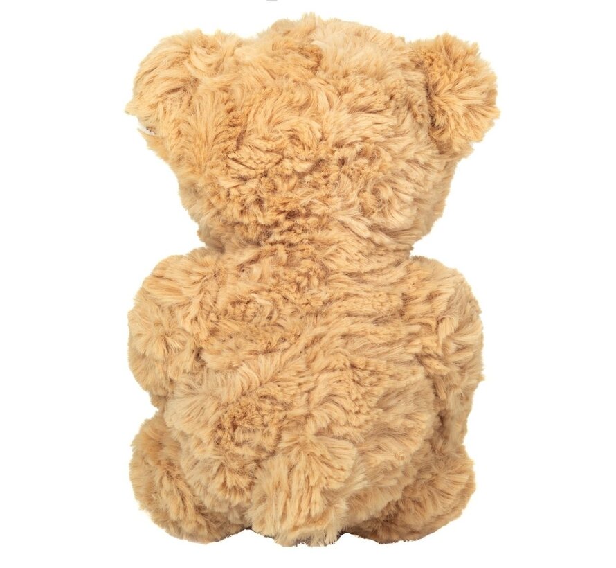 Knuffel Teddybeer met Hartje Beige 20 cm