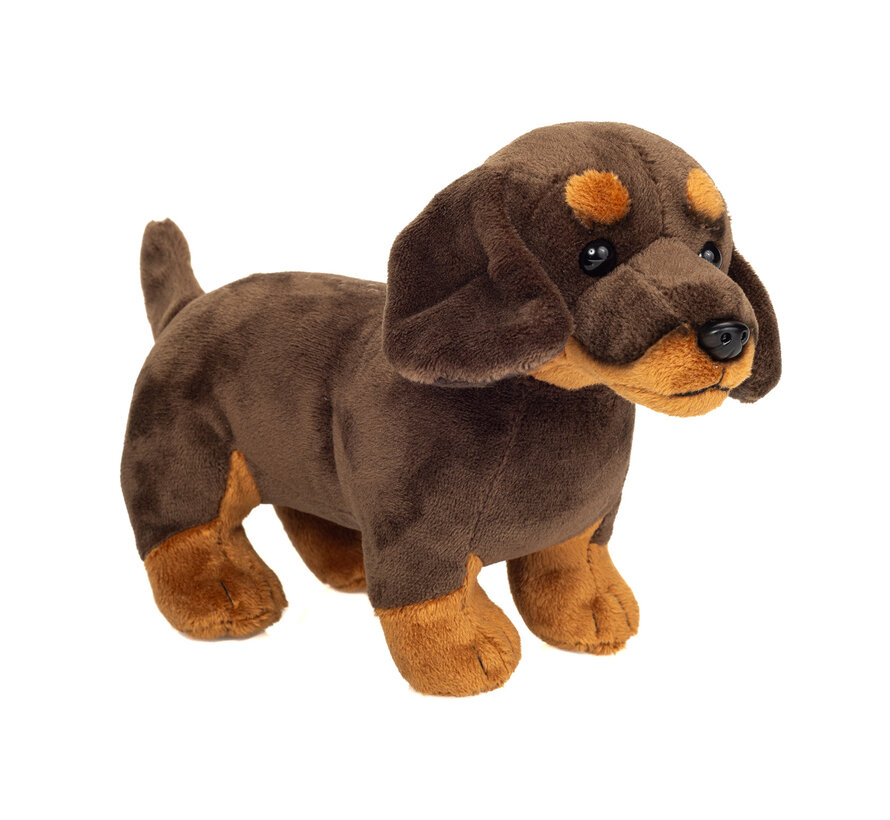 Cuddle Dachshund Standing 3-colors. kind. 21 cm