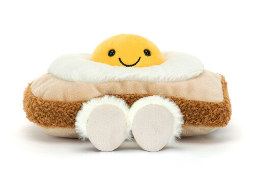 Jellycat Knuffel Amuseables Egglantine Egg On Toast 16 cm