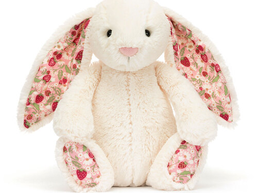 Jellycat Knuffel Konijn Blossom Cream Bunny Berry 31cm