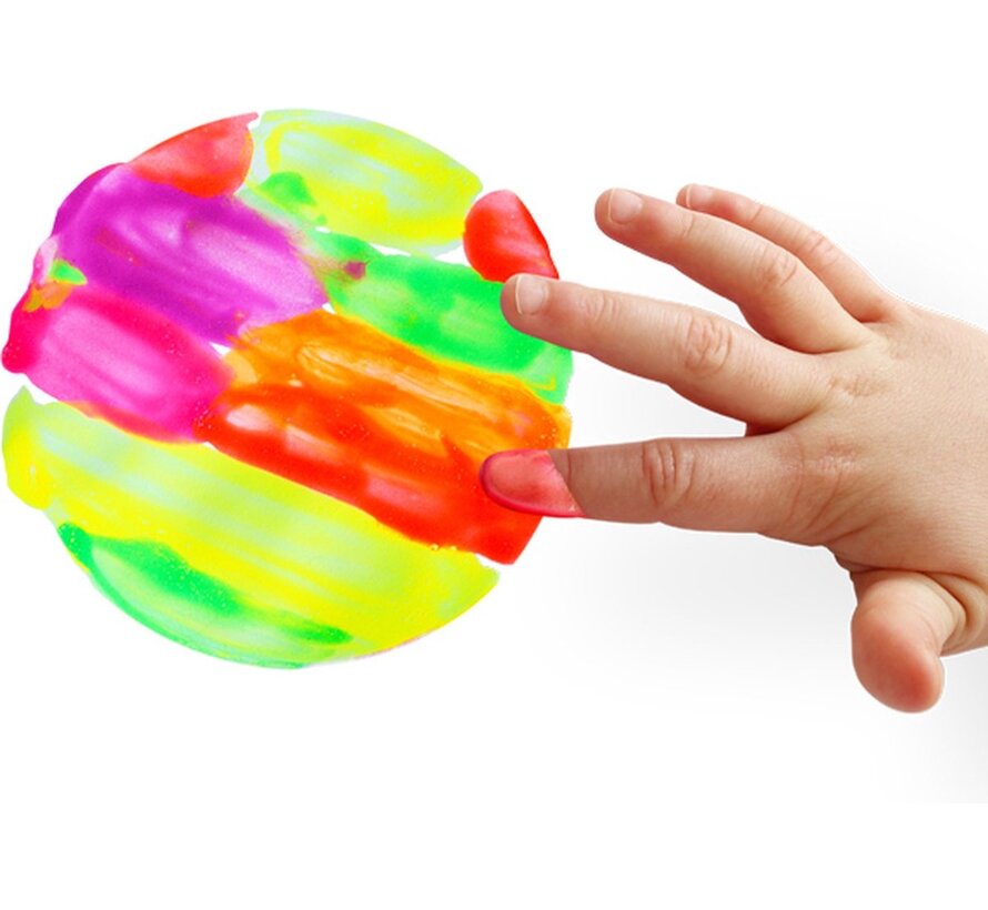 Finger Paint Fluo 6x100g