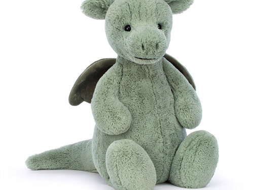 Jellycat Knuffel Draak Bashful Dragon Really Big