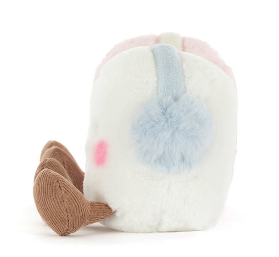 Knuffel Amuseables Toastie Pink and White Marshmallows