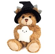 Hermann Teddy Knuffel Halloween Teddybeer met Spookje 20cm