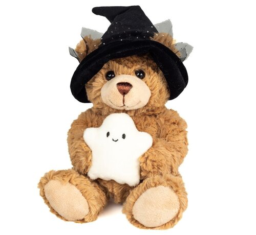 Hermann Teddy Knuffel Halloween Teddybeer met Spookje 20cm