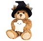 Knuffel Halloween Teddybeer met Spookje 20cm