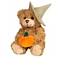 Knuffel Halloween Teddybeer met Pompoen 20cm