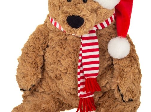 Hermann Teddy Knuffel Bruine Beer Howard Kersteditie 34cm