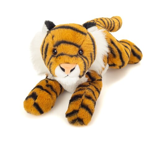 Hermann Teddy Cuddly Tiger Lying 33cm