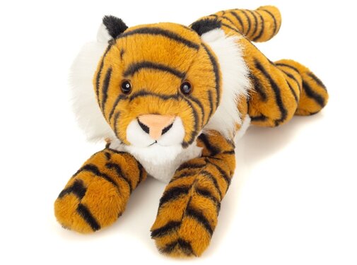 Hermann Teddy Knuffel Tijger Liggend 33cm