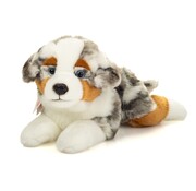 Hermann Teddy Knuffel Australian Shepherd Liggend 40cm