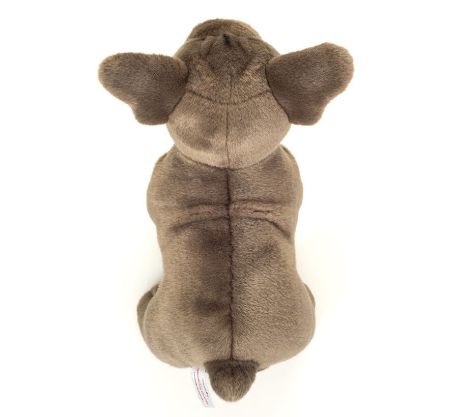 Cuddly French Bulldog Standing Gray 30cm