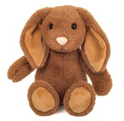 Hermann Teddy Cuddle Hare Cara Dark Brown 25cm