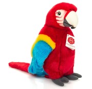 Hermann Teddy Knuffel Papegaai Scharlaken Ara Rood 27cm