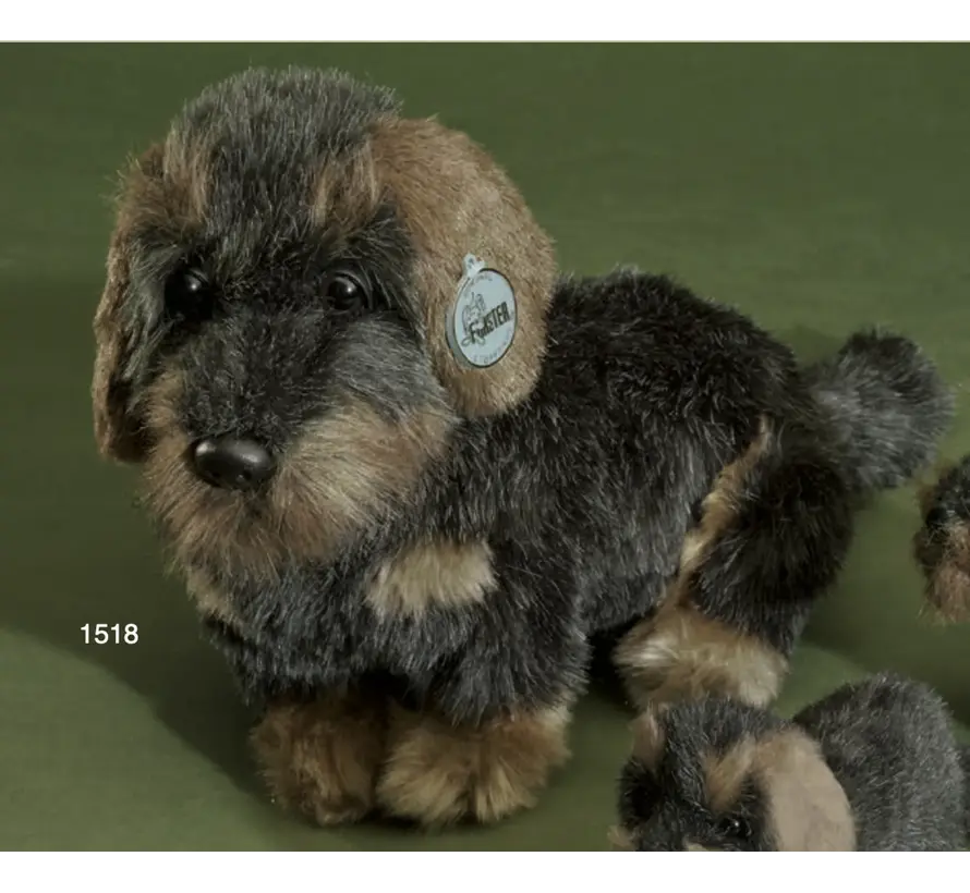 Knuffel Teckel Zittend 32cm