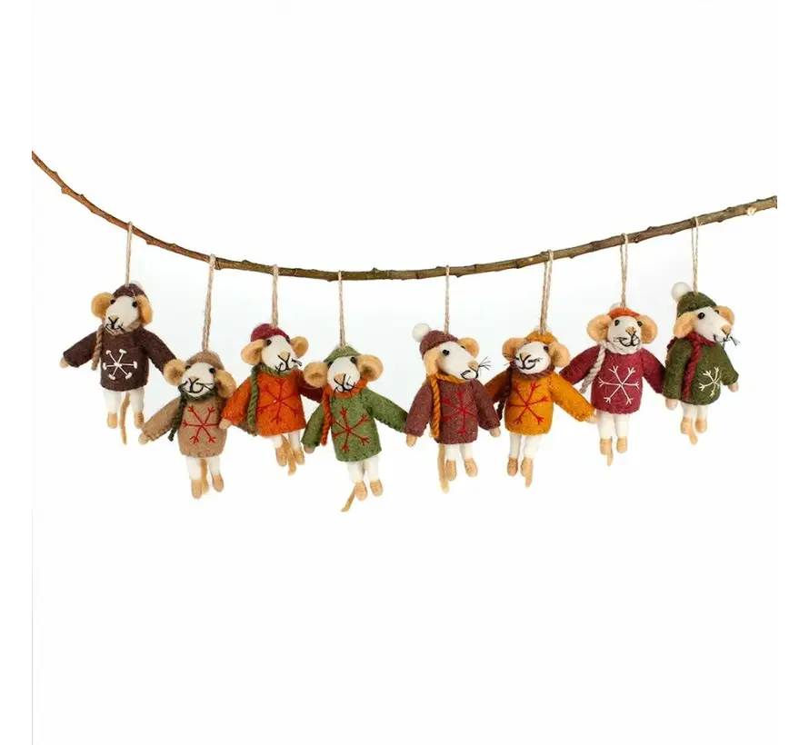 Hanger Muis Aardetinten