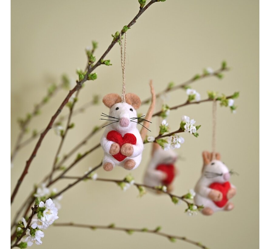 Hanger Muis met Hart
