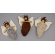 Sjaalmetverhaal KERST Hanger Engel Natureltinten