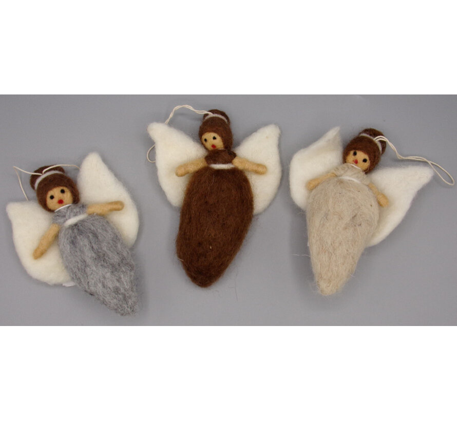 KERST Hanger Engel Natureltinten