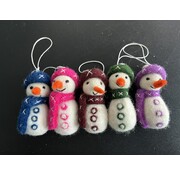 Sjaalmetverhaal Hanger Sneeuwpop Multicolor Set 5-delig