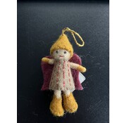 Sjaalmetverhaal Hanger Feetje Taupe