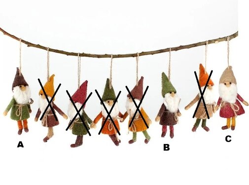 Sjaalmetverhaal Hanger Kabouter Aardetinten