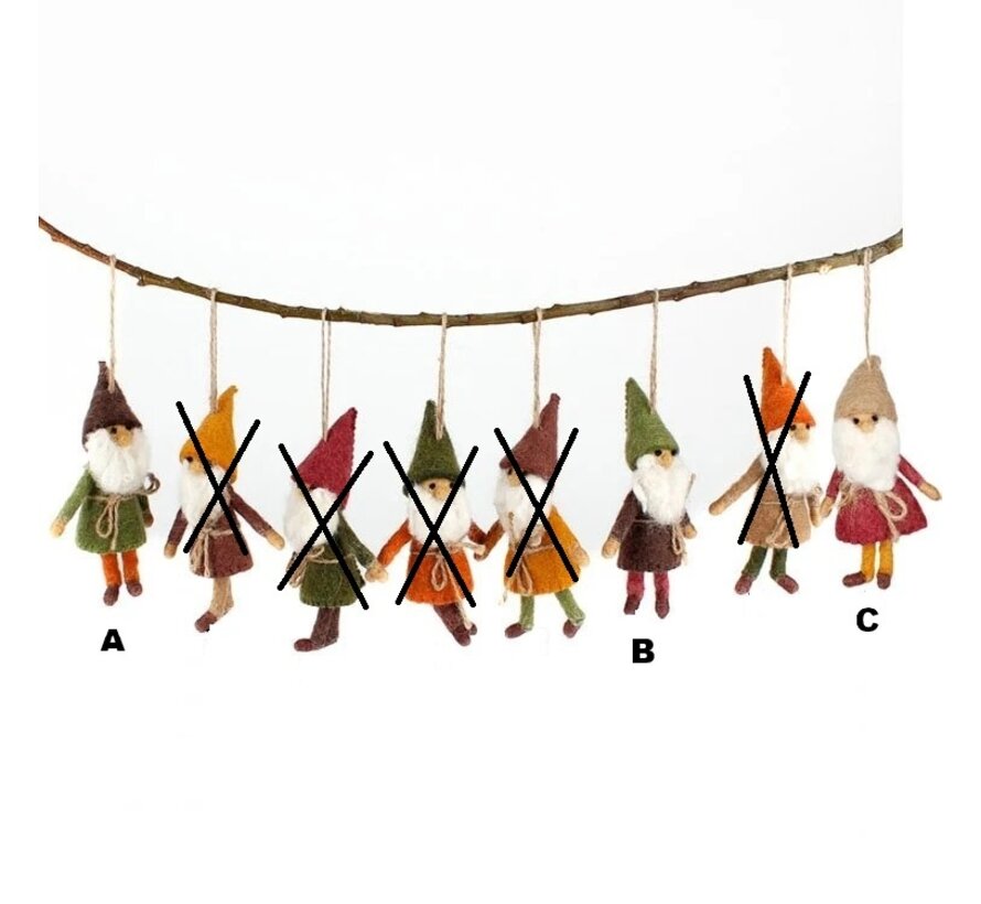 Hanger Kabouter Aardetinten