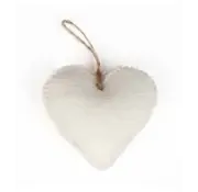 Sjaalmetverhaal Hanger Vilten Hart Wit