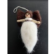 Sjaalmetverhaal KERST Hanger Engel Wit